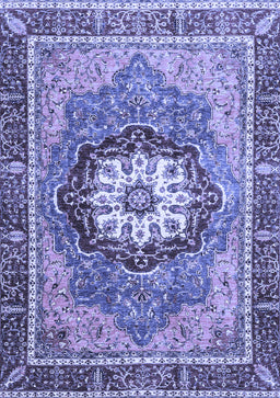 Abstract Blue Modern Rug, abs3235blu