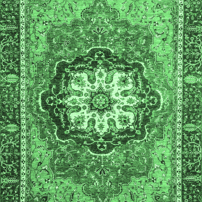 Machine Washable Abstract Emerald Green Modern Area Rugs, wshabs3235emgrn