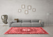 Modern Red Washable Rugs