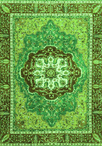 Abstract Green Modern Rug, abs3235grn