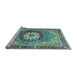 Sideview of Machine Washable Abstract Light Blue Modern Rug, wshabs3235lblu