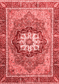 Abstract Red Modern Rug, abs3235red