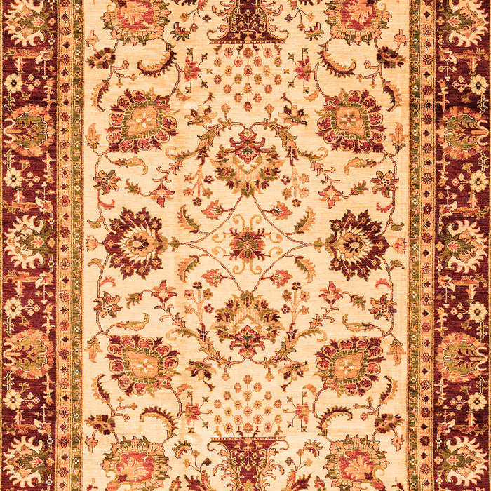 Oriental Orange Traditional Rug, abs3236org