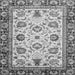 Square Machine Washable Oriental Gray Traditional Rug, wshabs3236gry