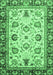 Oriental Emerald Green Traditional Rug, abs3236emgrn