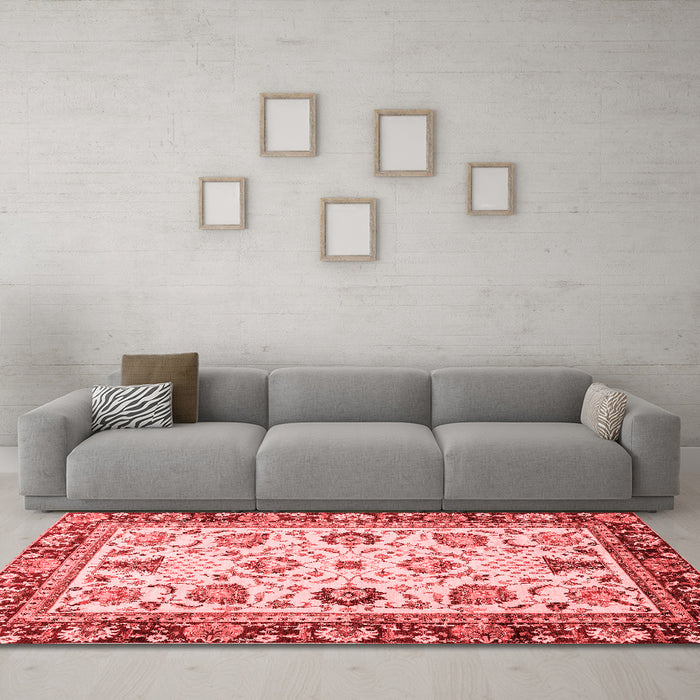 Traditional Red Washable Rugs