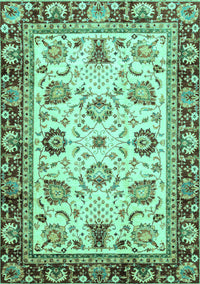 Oriental Turquoise Traditional Rug, abs3236turq