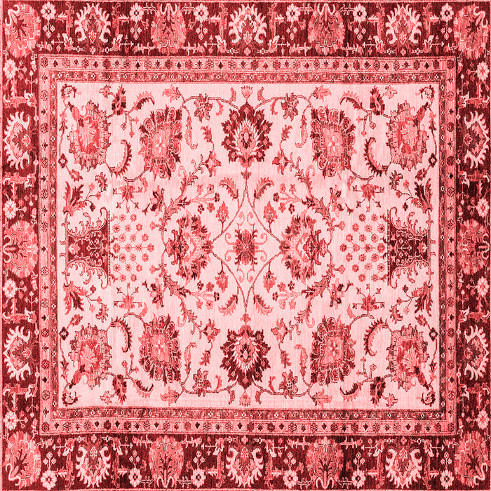 Machine Washable Oriental Red Traditional Rug, wshabs3236red
