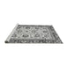 Sideview of Machine Washable Oriental Gray Traditional Rug, wshabs3236gry