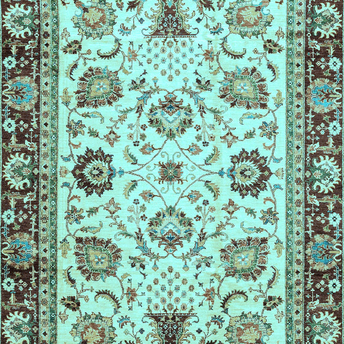 Oriental Light Blue Traditional Rug, abs3236lblu