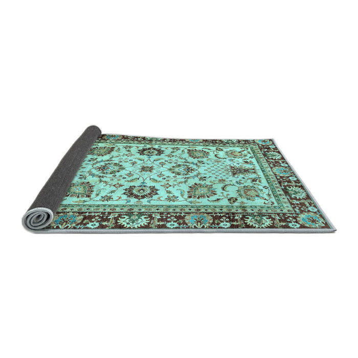 Sideview of Oriental Light Blue Traditional Rug, abs3236lblu