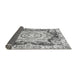 Sideview of Abstract Gray Modern Rug, abs3237gry