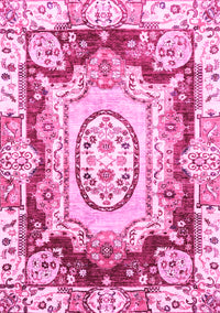 Abstract Pink Modern Rug, abs3237pnk