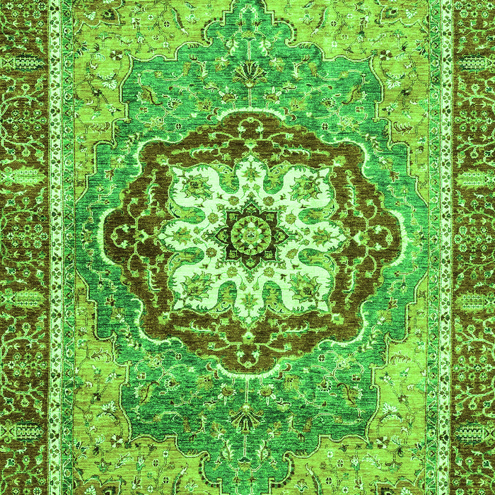 Abstract Green Modern Rug, abs3238grn