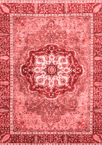 Abstract Red Modern Rug, abs3238red