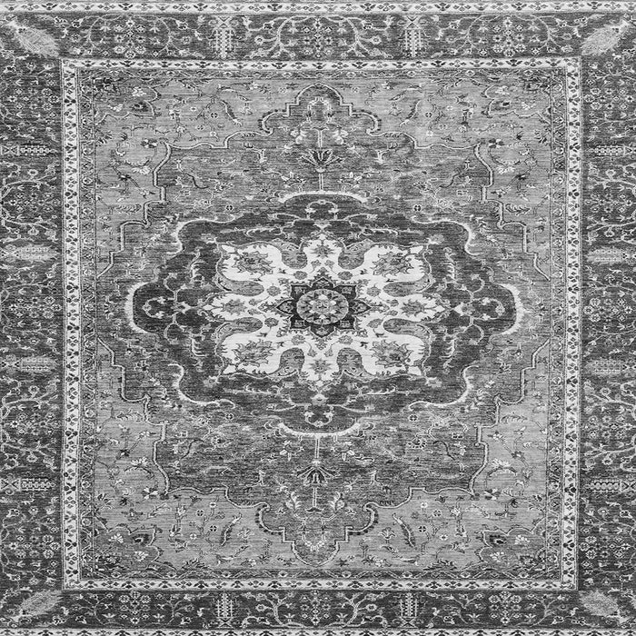 Square Machine Washable Abstract Gray Modern Rug, wshabs3238gry