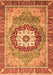 Machine Washable Abstract Orange Modern Area Rugs, wshabs3238org