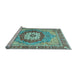 Sideview of Machine Washable Abstract Light Blue Modern Rug, wshabs3238lblu