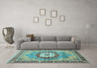 Machine Washable Abstract Light Blue Modern Rug in a Living Room, wshabs3238lblu