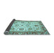 Sideview of Abstract Light Blue Modern Rug, abs3239lblu