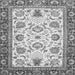 Square Machine Washable Abstract Gray Modern Rug, wshabs3239gry