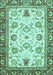 Abstract Turquoise Modern Rug, abs3239turq