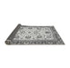 Sideview of Abstract Gray Modern Rug, abs3239gry