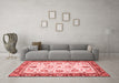 Modern Red Washable Rugs