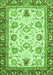 Abstract Green Modern Rug, abs3239grn