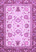 Machine Washable Abstract Purple Modern Area Rugs, wshabs3239pur