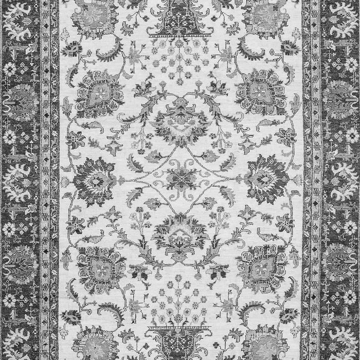 Abstract Gray Modern Rug, abs3239gry