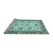 Sideview of Machine Washable Abstract Light Blue Modern Rug, wshabs3239lblu