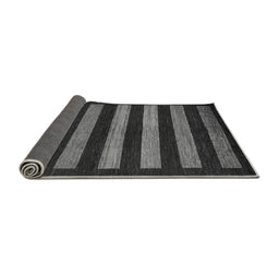 Sideview of Abstract Gray Modern Rug, abs323gry