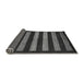 Sideview of Abstract Gray Modern Rug, abs323gry