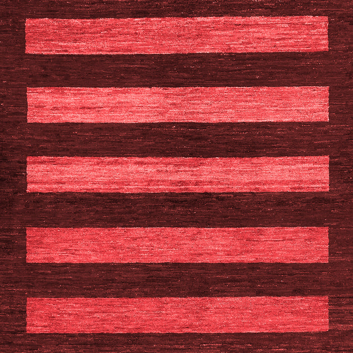 Machine Washable Abstract Red Modern Rug, wshabs323red