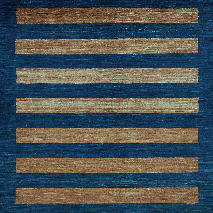 Square Abstract Light Blue Modern Rug, abs323lblu