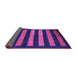 Sideview of Abstract Purple Modern Rug, abs323pur