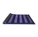 Sideview of Abstract Blue Modern Rug, abs323blu