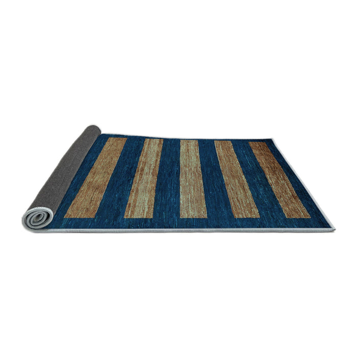 Sideview of Abstract Light Blue Modern Rug, abs323lblu