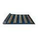 Sideview of Abstract Light Blue Modern Rug, abs323lblu