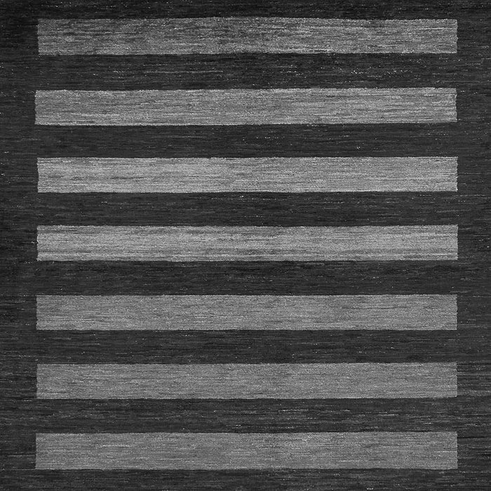 Square Abstract Gray Modern Rug, abs323gry