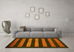 Machine Washable Abstract Yellow Modern Rug in a Living Room, wshabs323yw