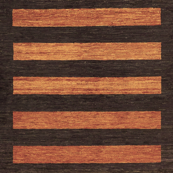 Machine Washable Abstract Brown Modern Rug, wshabs323brn