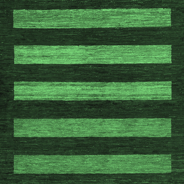 Machine Washable Abstract Emerald Green Modern Area Rugs, wshabs323emgrn