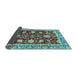 Sideview of Abstract Light Blue Modern Rug, abs3240lblu