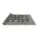 Sideview of Abstract Gray Modern Rug, abs3240gry