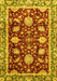 Abstract Yellow Modern Rug, abs3240yw