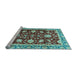 Sideview of Machine Washable Abstract Light Blue Modern Rug, wshabs3240lblu