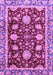 Machine Washable Abstract Purple Modern Area Rugs, wshabs3240pur