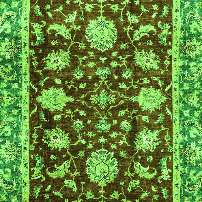 Machine Washable Abstract Green Modern Area Rugs, wshabs3240grn